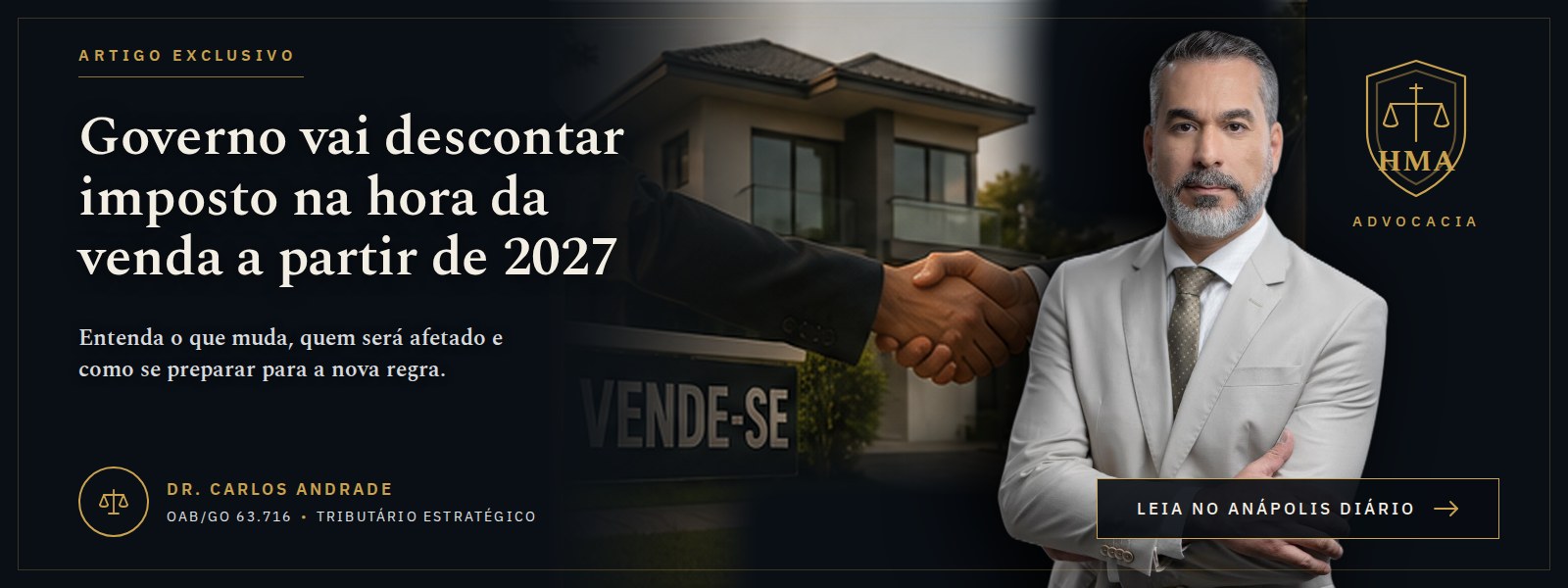 Governo vai descontar imposto na hora da venda a partir de 2027